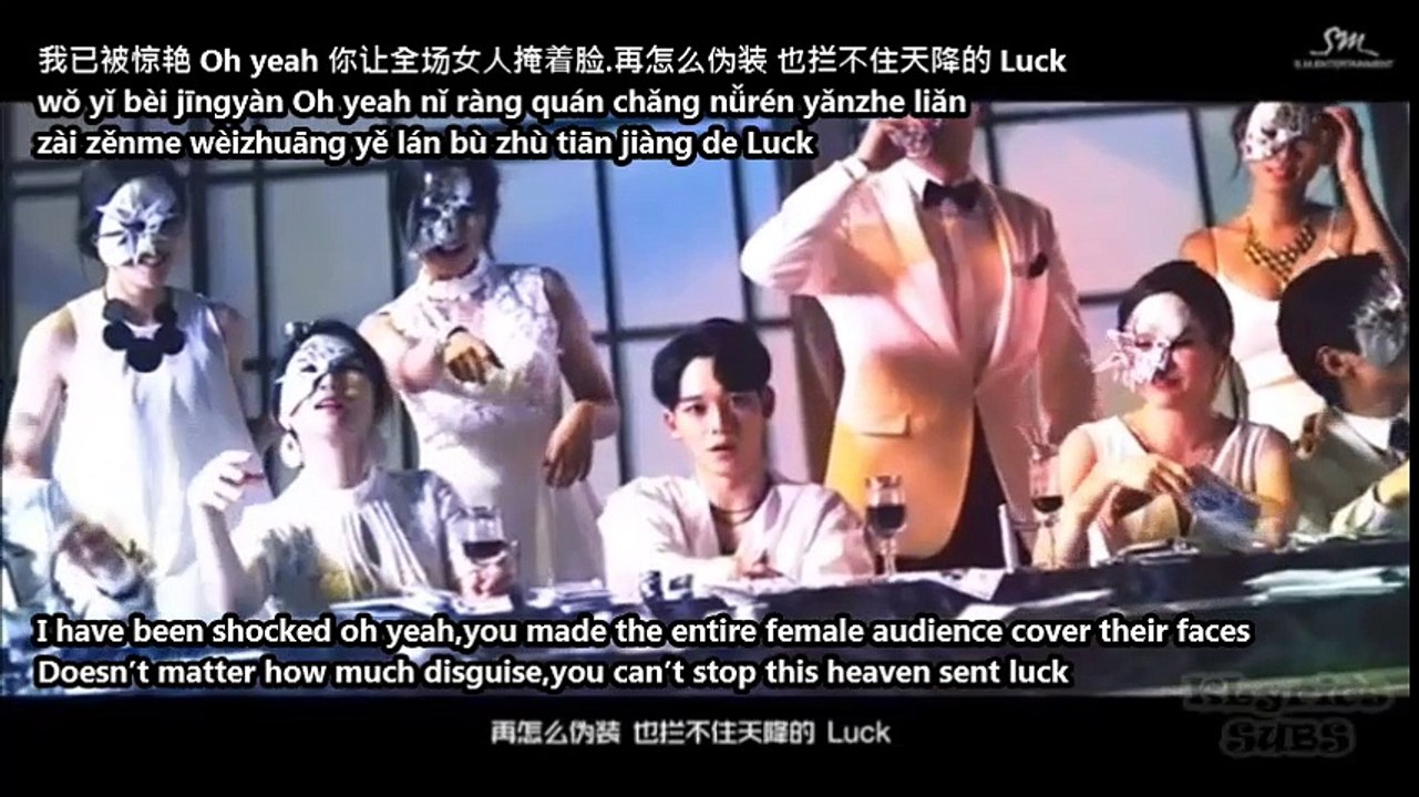EXO  - Lotto (Chinese ver.)  MV (Chinese PinYin English) KLyrics SUBS