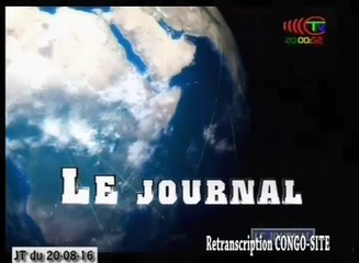 Journal de 20h TVCongo du samedi 20 août 2016 -By Congo-Site