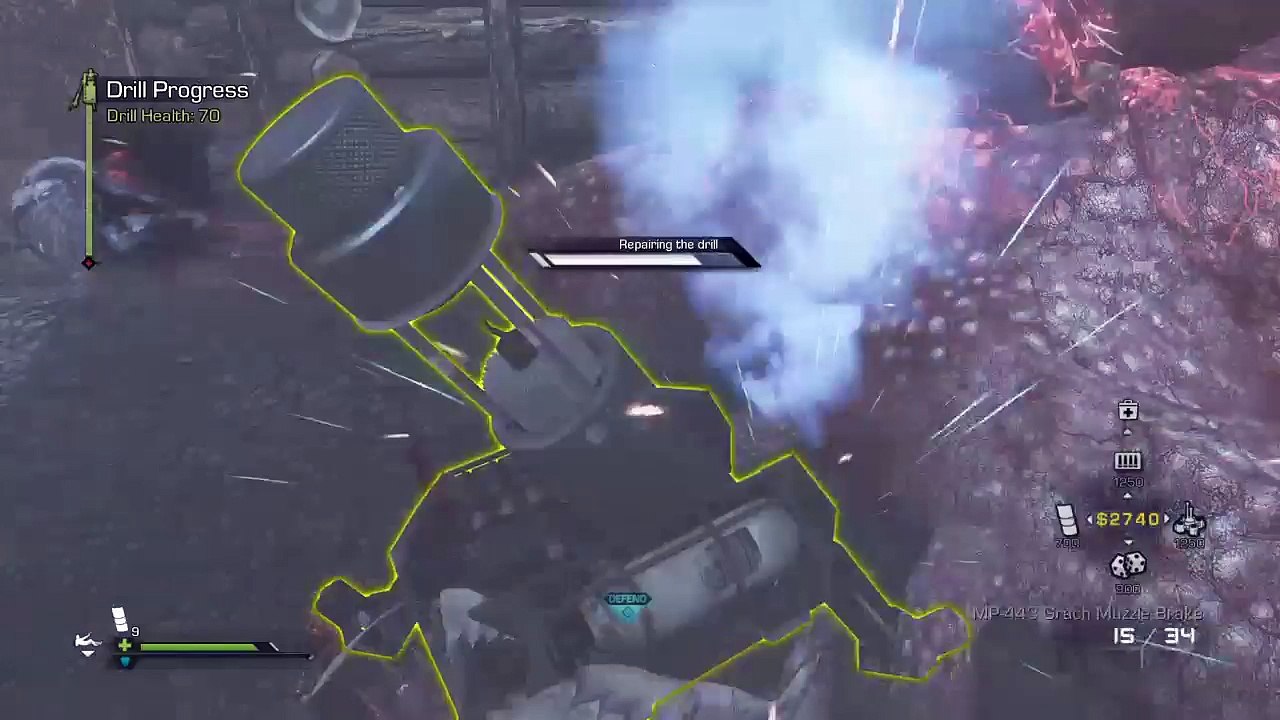 Dottyahu38's Live PS4 Broadcast:COD ghost: Extinction gameplay hardcore-A healing field!!! (10)