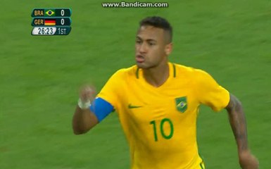 Brazil Rio 2016 gold medal Neymar amazing freekick goal HD 1080p