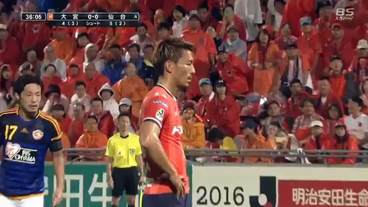 Omiya 1:0 Sendai  (20 August 2016 J League)