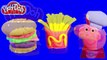 Play Doh Hamburger! - Make French Fries with play-doh for Peppa Pig