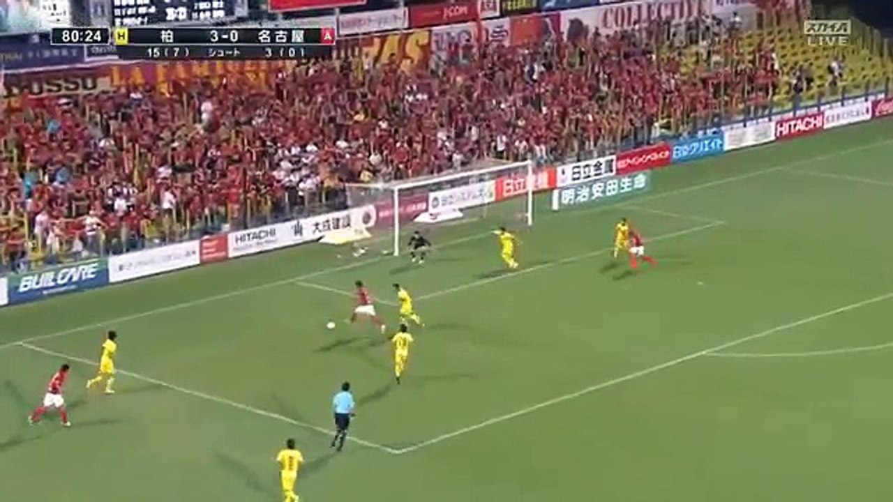 Kashiwa 3:1 Nagoya (20 August 2016 J League)