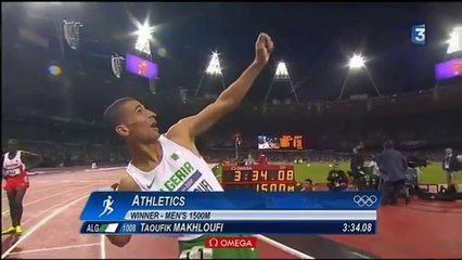 L'inoubliable victoire de Makhloufi à Londres 2012 - 1500M