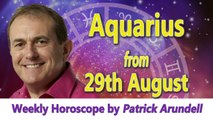 Aquarius Weekly Horoscope from 29th August 2016