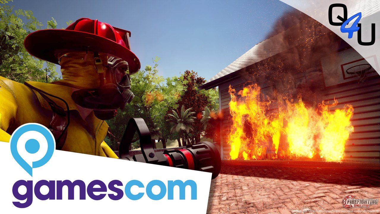 gamescom 2016: Firefighting Simulator Teaser | QSO4YOU Gaming
