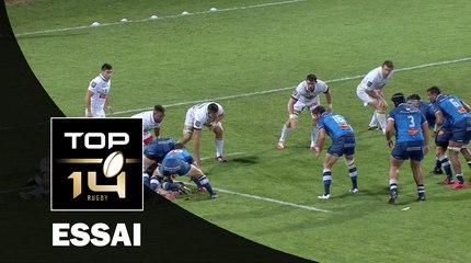 TOP 14 ‐ Essai Thomas COMBEZOU (CO) – Castres‐Pau – J1 – Saison 2016/2017
