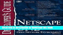 [New] EBook Netscape One Developer s Guide (Sams Developer s Guides) Free Books