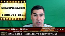 Serbia vs. USA Free Pick Prediction Olympic Basketball Gold Medal Odds Preview 8-21-2016