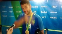 Luan manda mensagem para capixabas após o ouro olímpico