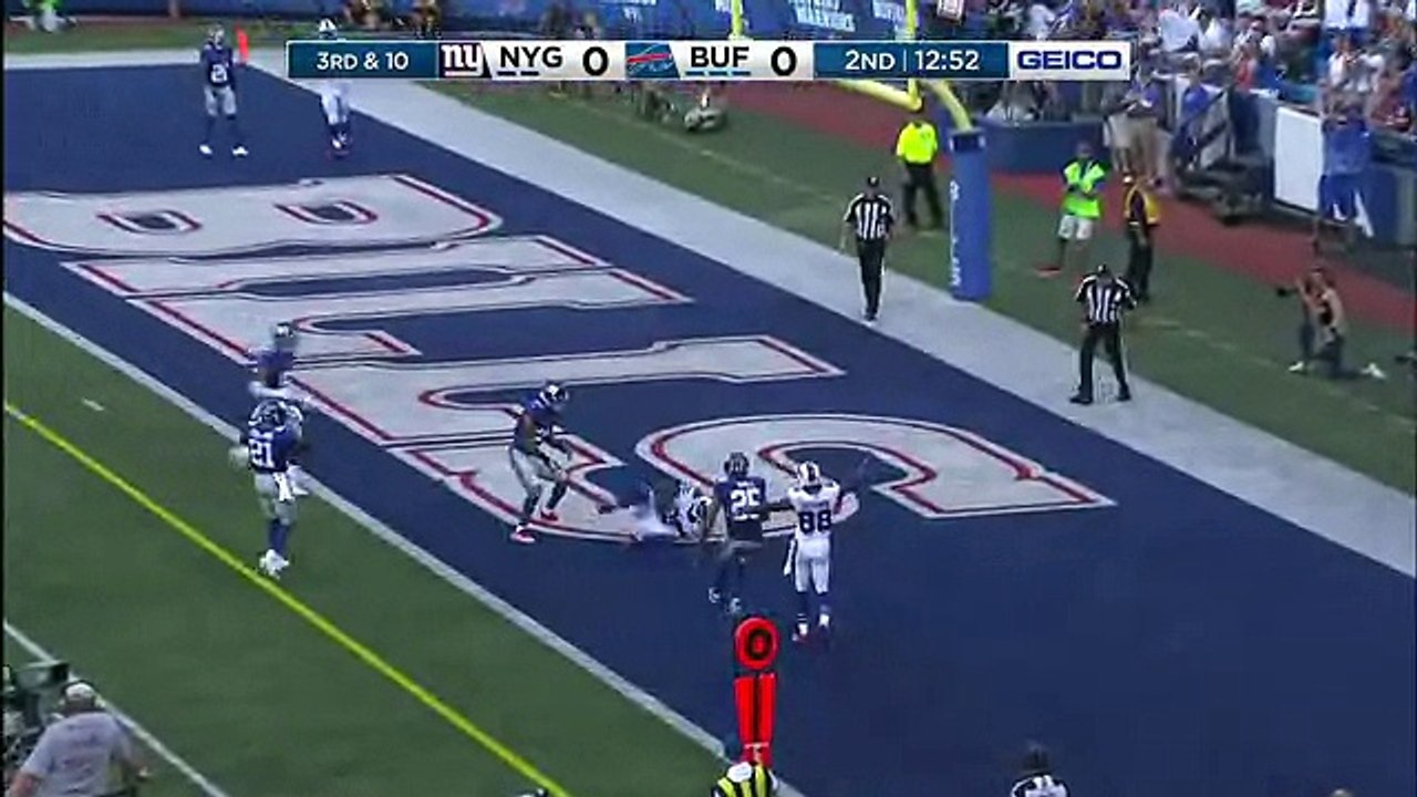 Tyrod Taylor Fires a Laser TD Pass to LeSean McCoy - Giants vs. Bills - NFL - YouTube