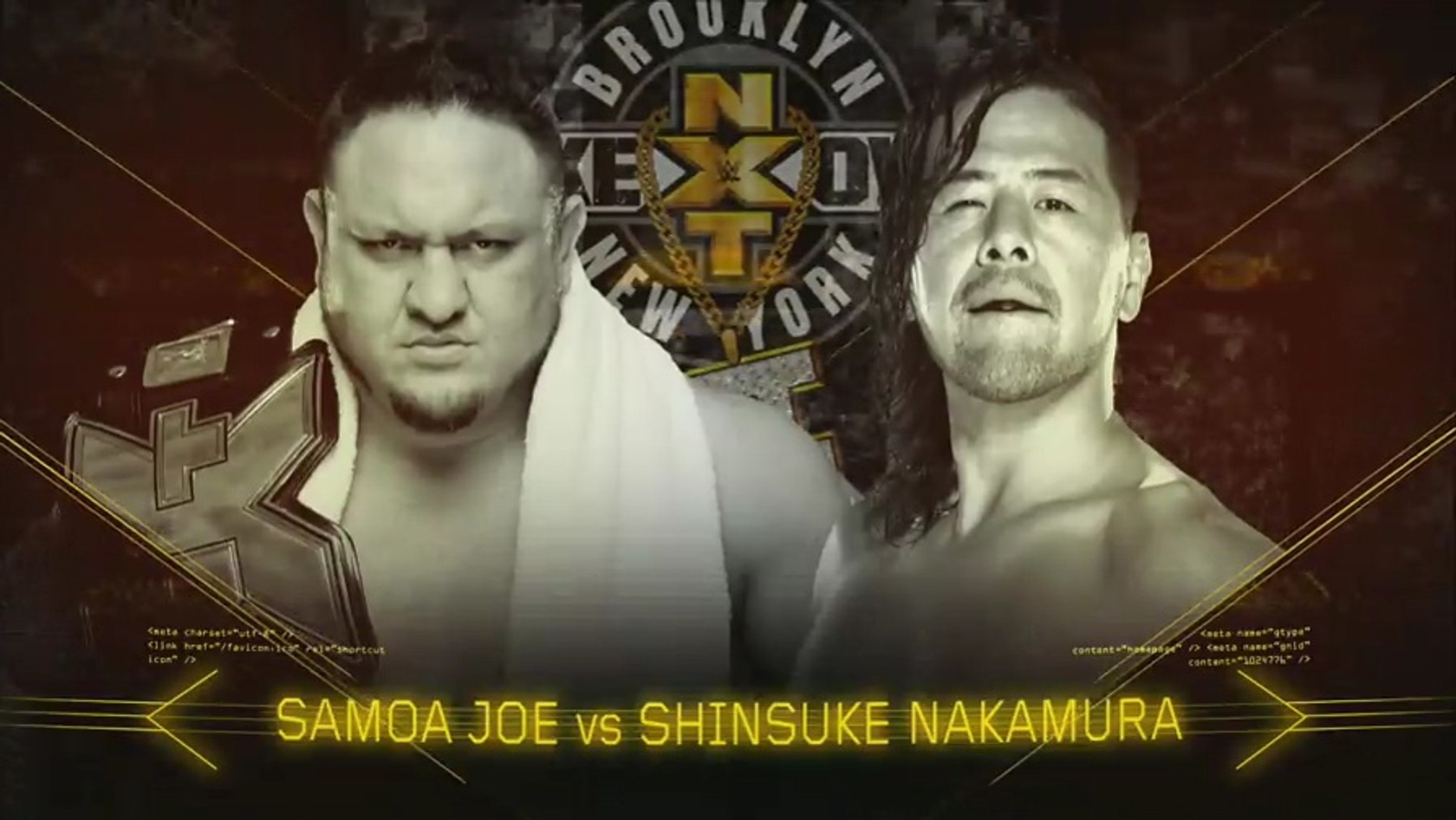 #1 SHINSUKE NAKAMURA vs SAMOA JOE 2016 Topps WWE Then Now Forever NXT RIVALRIES 