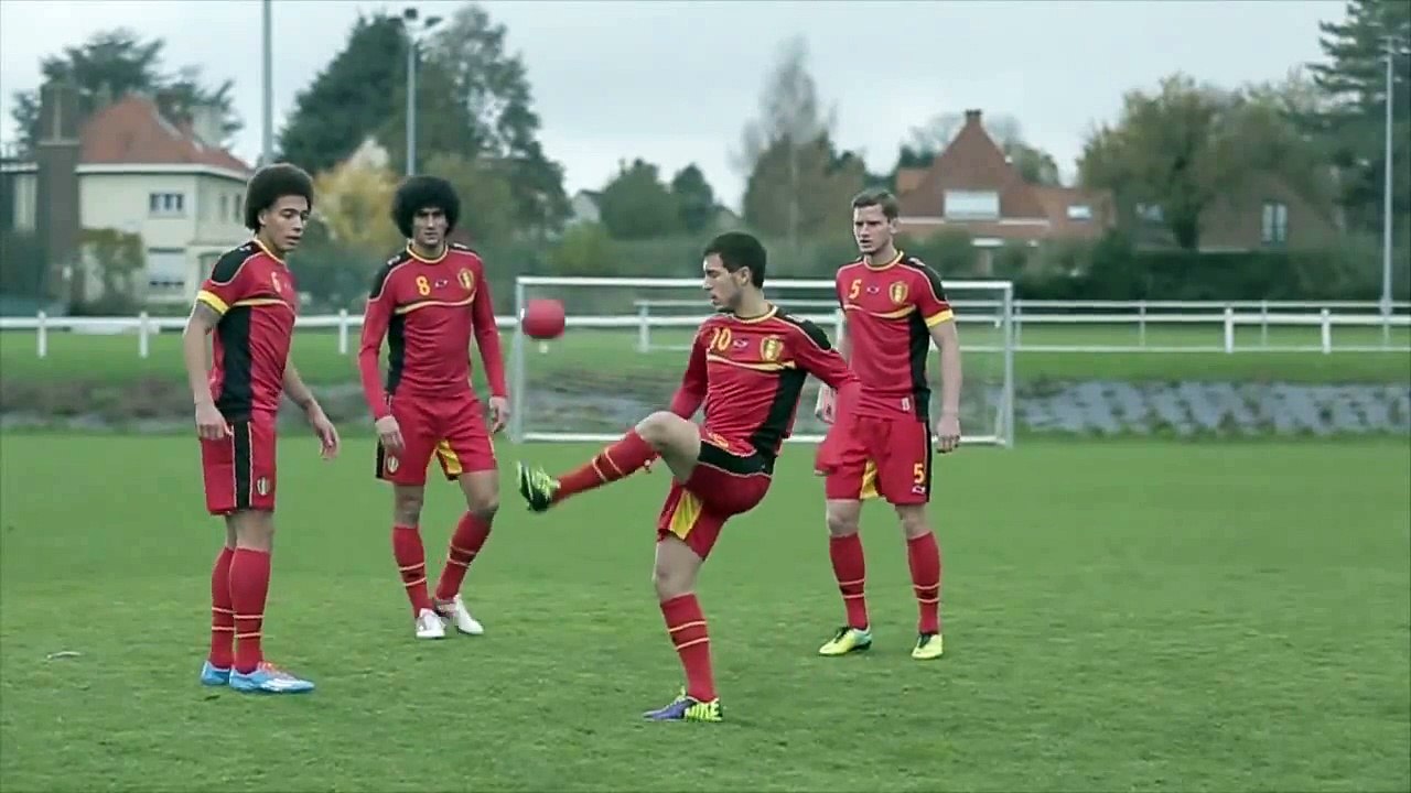 Eden Hazard breaks camera while messing around after practice