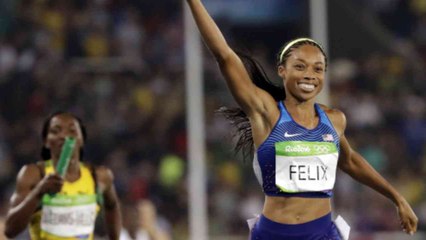 Allyson Felix Leads U.S. Women to Gold