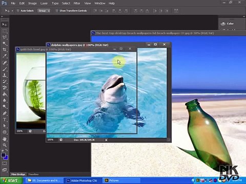 Working With Tabbed - Adobe Photoshop CS6 (Urdu & Hindi) Tutorial Part 6 -