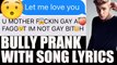 Song Lyrics Text Prank on BULLY - “Let Me Love You” by DJ Snake feat. Justin Bieber | Ryan Smith