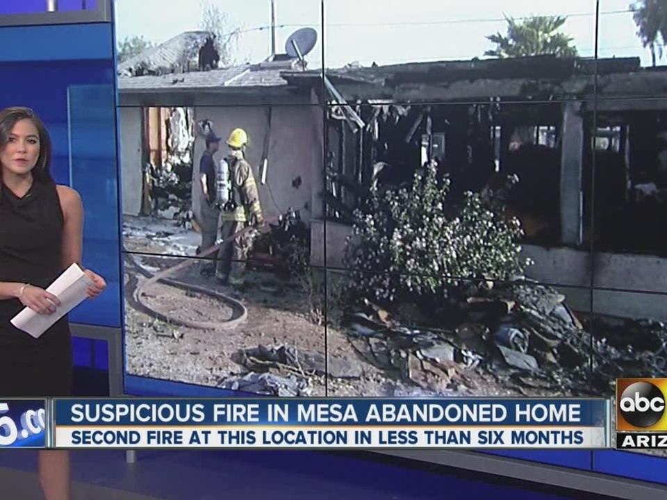 Mesa fire called suspicious