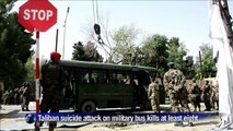 Taliban suicide attack on military bus kills at least eight