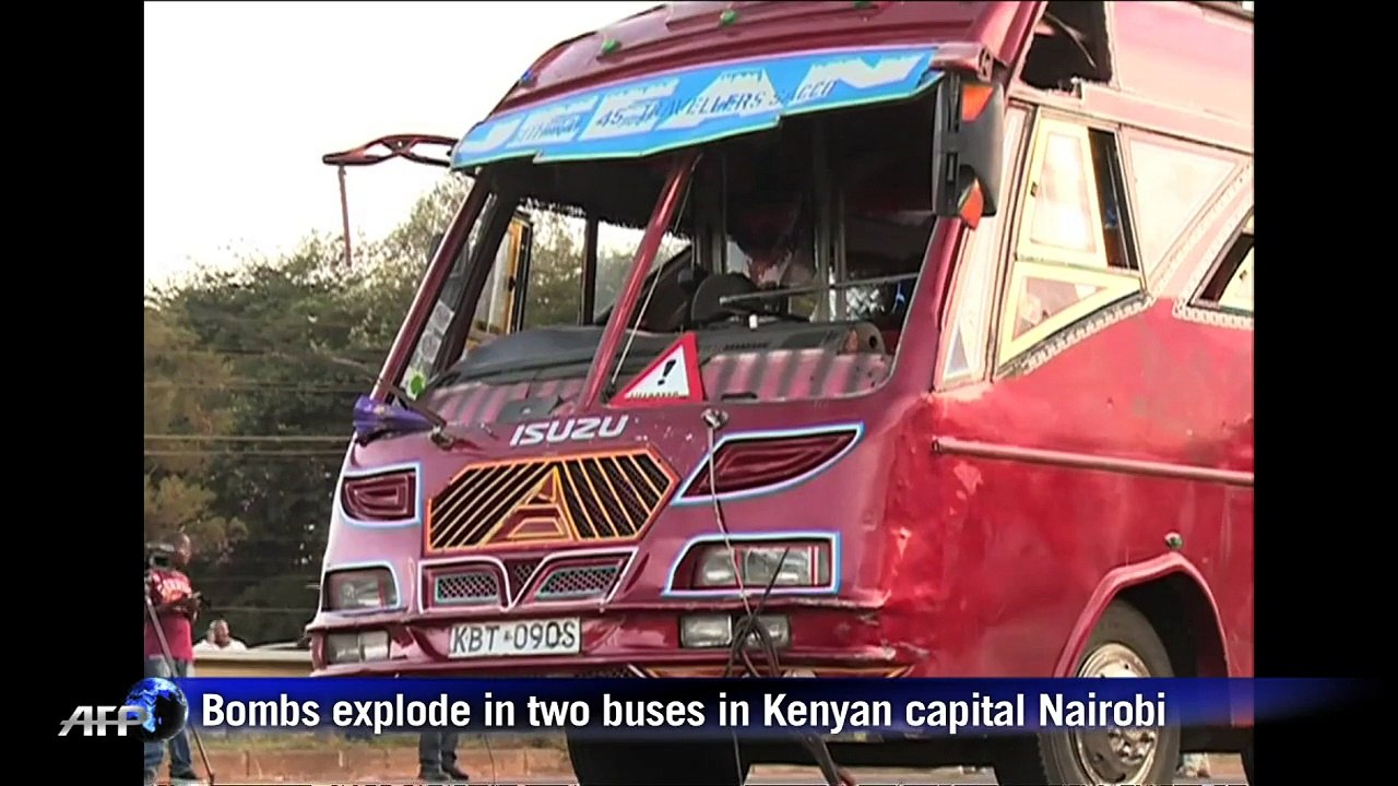 Two killed, dozens wounded in twin Nairobi bus bombings