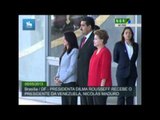 Maduro faz sua primeira visita oficial ao Brasil