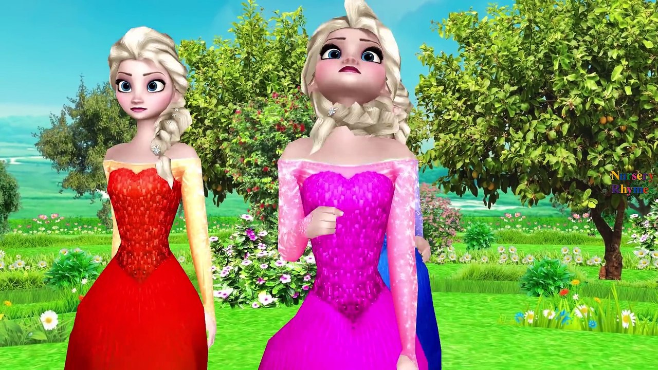 Frozen Elsa Singing Ringa Ringa Roses & If You Are Happy And You Know It Nursery Rhymes
