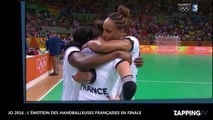 JO 2016 : L'émotion des handballeuses françaises après leur défaite face à la Russie (Vidéo)