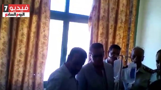 النائب سامى المشد يطمئن على مصابى كمين العجيزى بالمنوفية