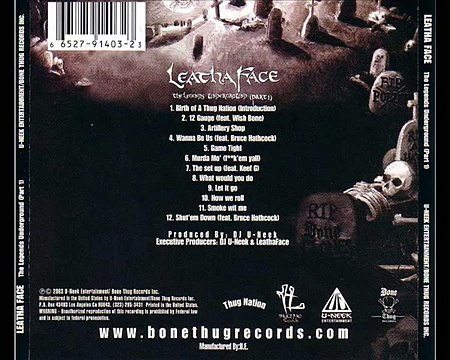Krayzie Bone - Leathaface The Legends Underground (Full Album Explicit Version)
