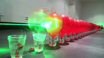 World Record Submission - 100 Laser Balloon Popping Dominoes - Wicked Lasers S3 Krypton 750mW  IMG - - YouTube