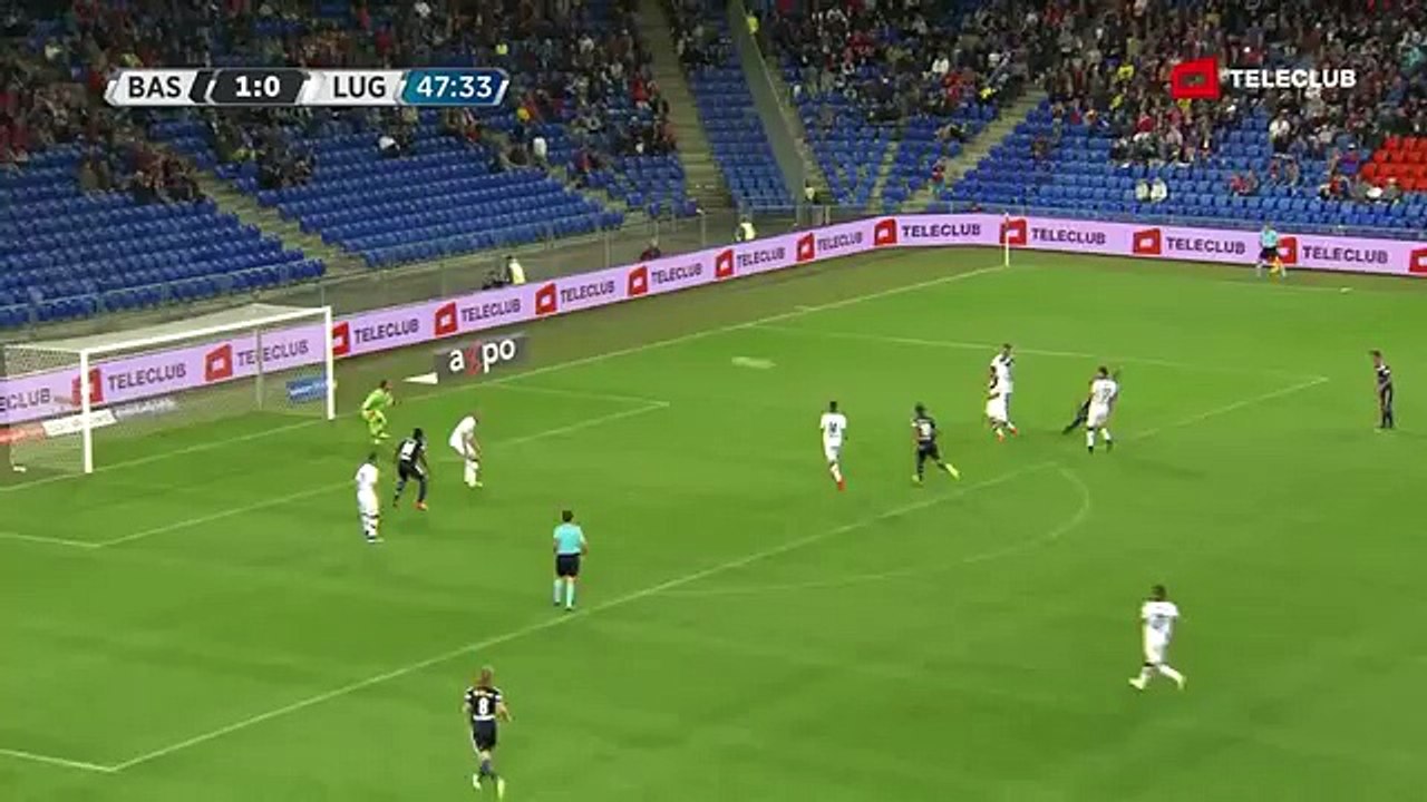 FC Basel 2:0 FC Lugano (Swiss Super League 5. Runde 2016/2017 20.August 2016)