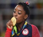 Simone Biles Closing Ceremony