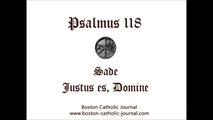 Psalm 118 in Latin Sade Justus es Domine