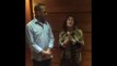 فيديو كوميدي.. دنيا سمير غانم مع أشرف عبد الباقي في مسرح مصر -