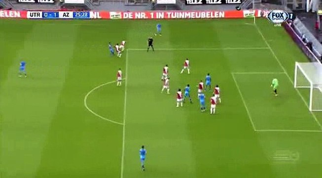 Markus Henriksen Goal HD - Utrecht 0-1 AZ Alkmaar 21.08.2016