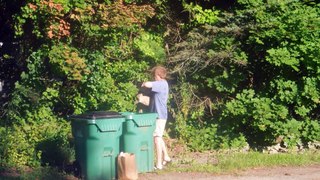 Bum Picking Our Garbage  Amherst Ma