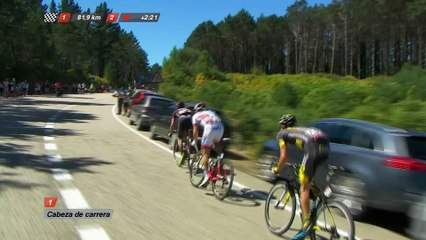 81 KM a meta / to go - Etapa 2 (Ourense capital termal / Baiona) - La Vuelta a España 2016