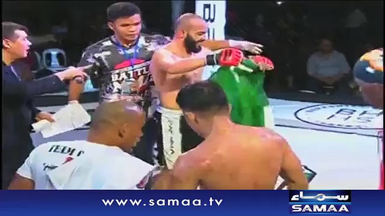 مکس مارشل آرٹس کا پاکستانی چیمپئن  Samaa Urdu News