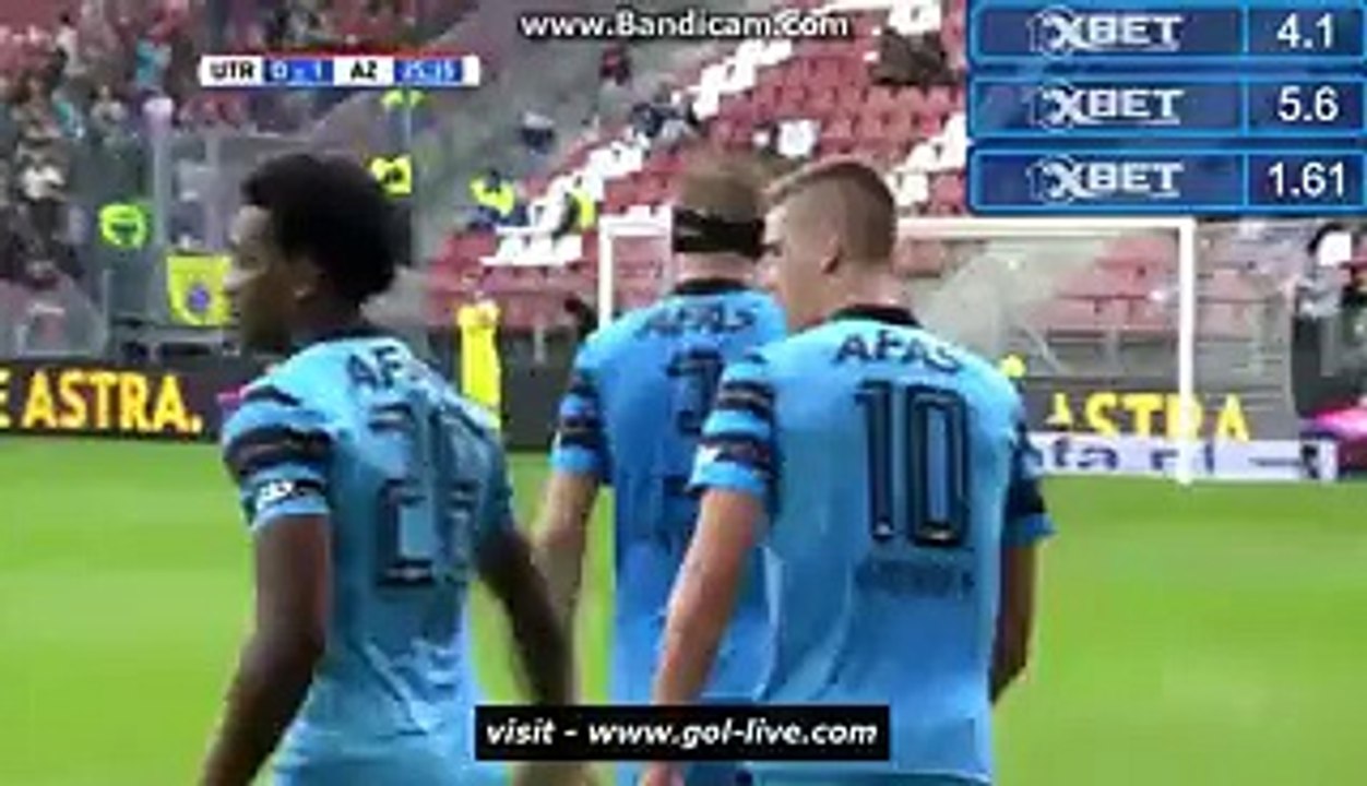 All Goals and Highlights - Utrecht 1-2 AZ - Netherlands - Eredivisie - 21.08.201