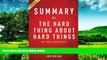 READ FREE FULL  Summary of The Hard Thing About Hard Things: by Ben Horowitz | Includes Analysis