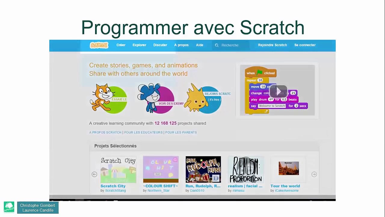 3ème Algorithmie Présentation du logiciel