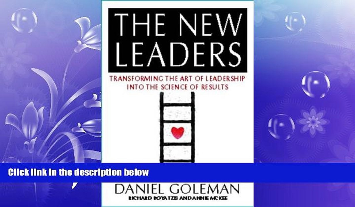 READ book  The New Leaders: Transforming the Art of Leadership into the Science of Results  FREE