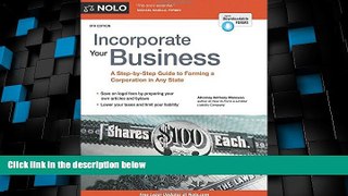 Big Deals  Incorporate Your Business: A Step-by-Step Guide to Forming a Corporation in Any State