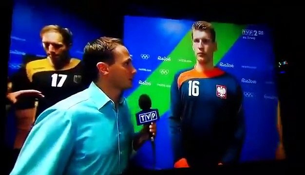 Piotr Wyszomirski po meczu o brązowy medal z Niemcami