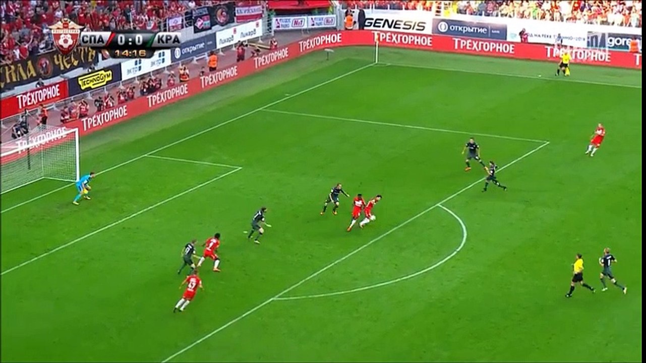Spartak Moscow vs Krasnodar 2-0 All Goals & Highlights HD 21.08.2016