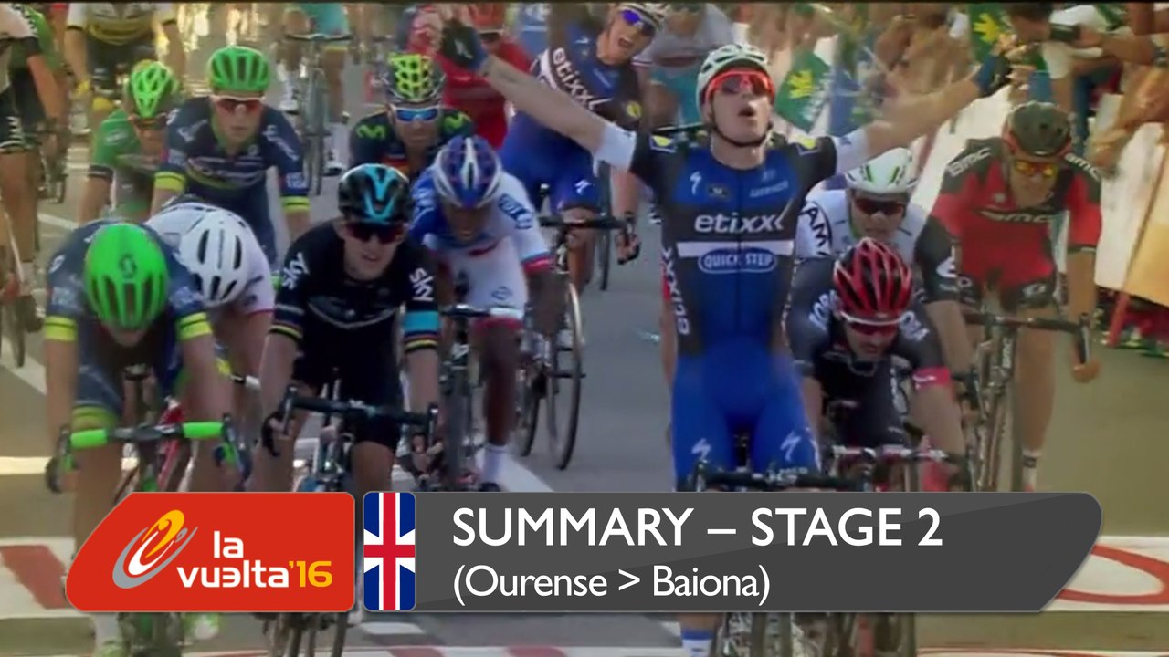 Summary - Stage 2 (Ourense capital termal / Baiona) - La Vuelta a España 2016