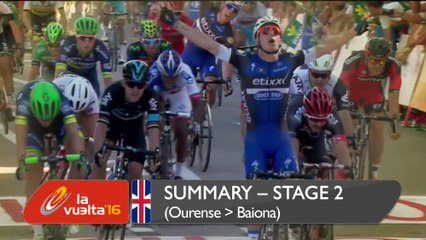 Summary - Stage 2 (Ourense capital termal / Baiona) - La Vuelta a España 2016