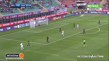 Andrea Belotti Goal HD - AC Milan 1-1 Torino - 21-08-2016