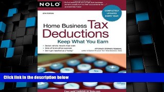 Big Deals  Home Business Tax Deductions: Keep What You Earn  Best Seller Books Best Seller