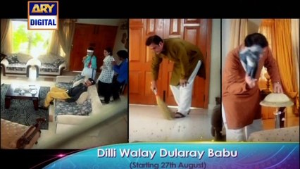 Dilli Walay Dularay Babu Starting From Saturday 27th August 2016 - ARY Digital