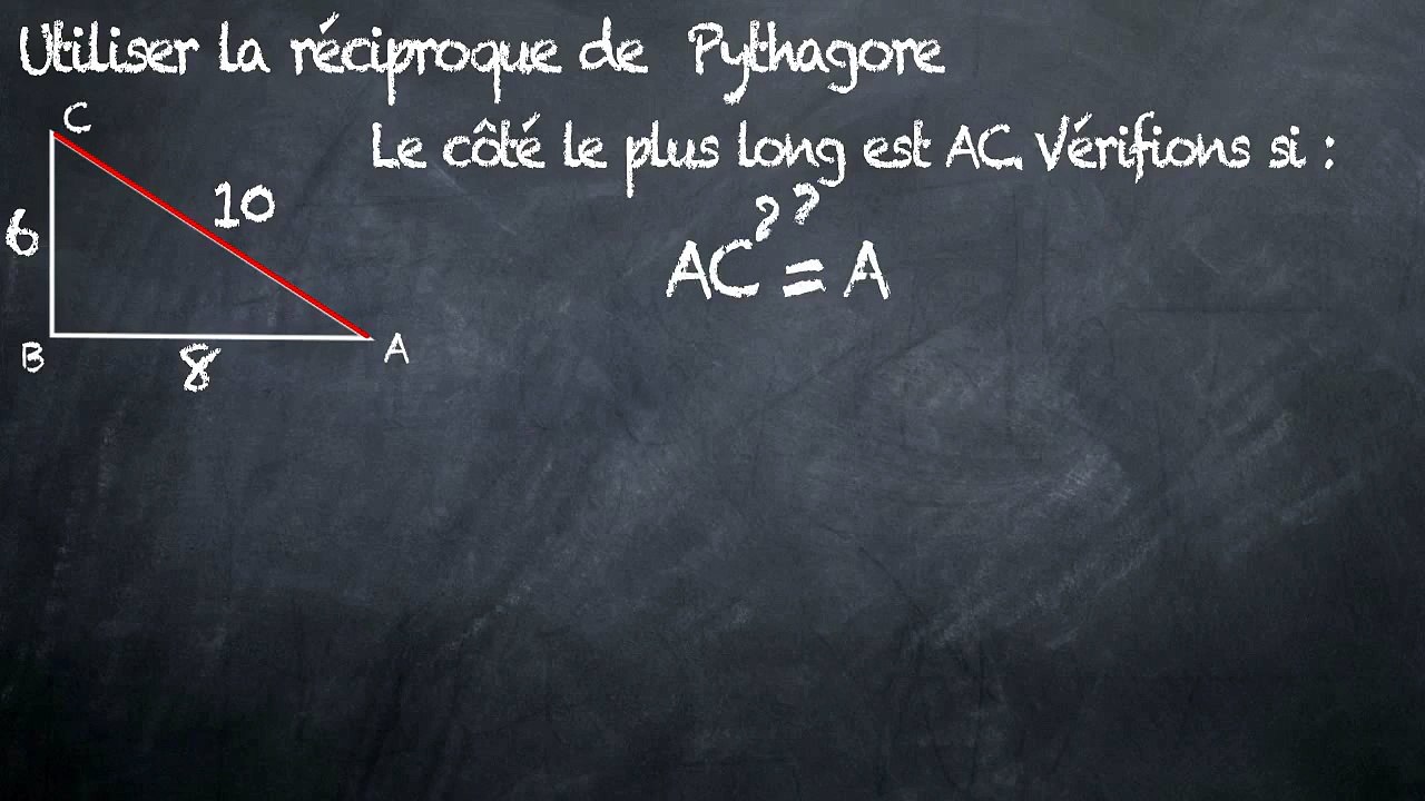 3ème Pythagore Réciproque et rédaction